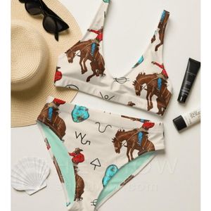 *NWT* Western Bronc Rider Bikini